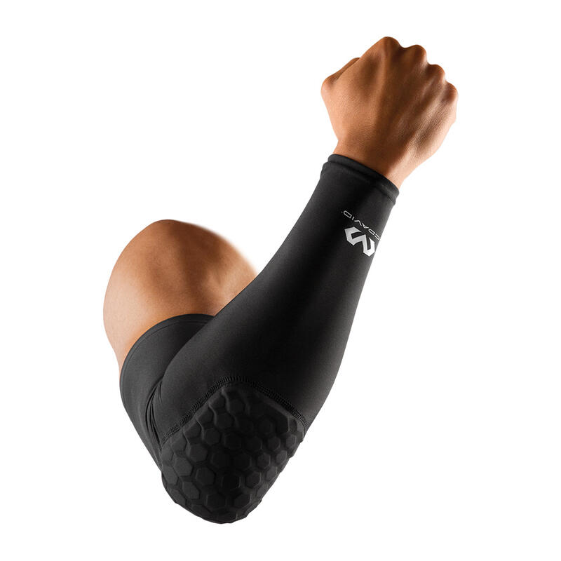 Arm Beschermsleeve Unisex voor Impact Sporten Hex Shooter ZWART