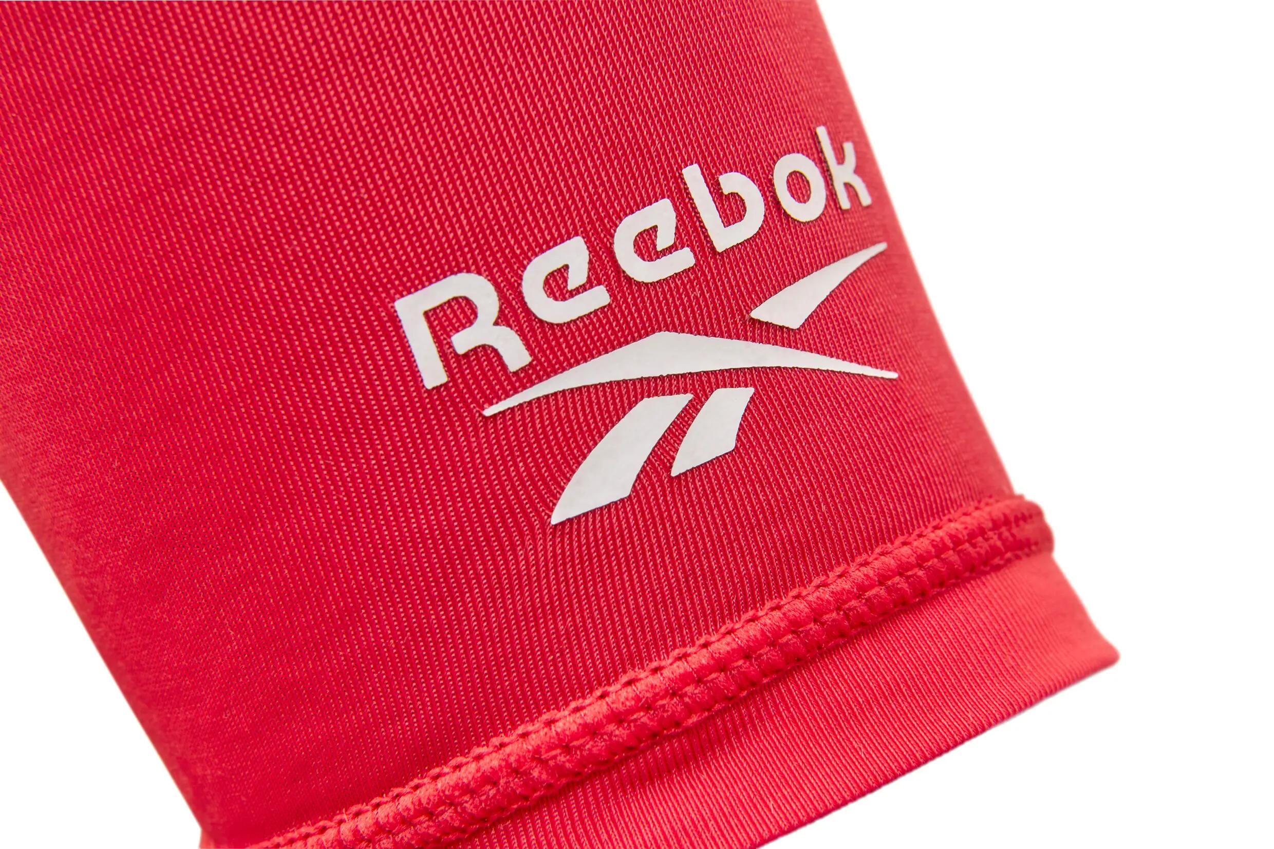 Manches Reebok pour mollets, rouge M 4/6
