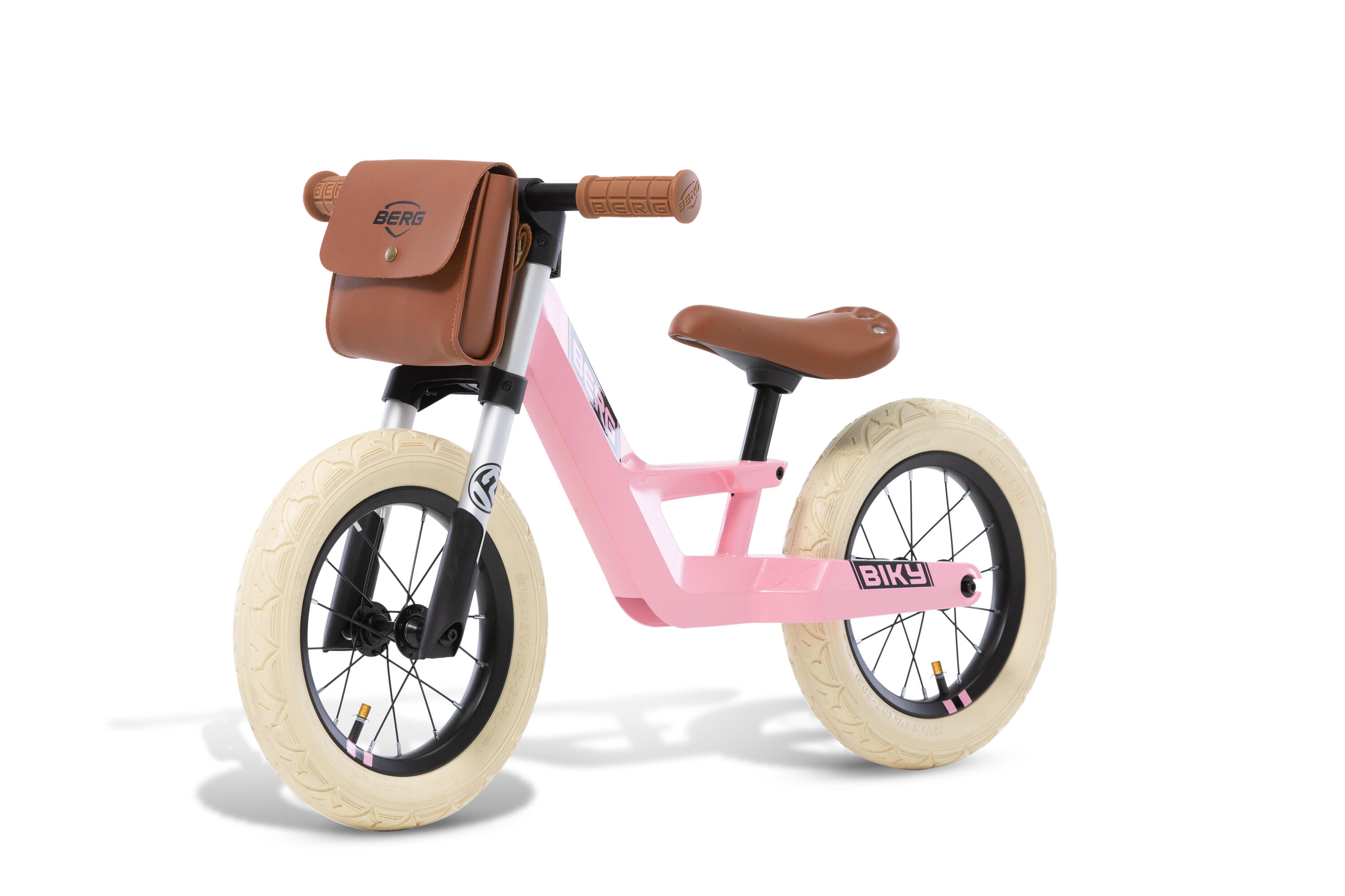 Bici senza Pedali per Bambini, 2,5+ Anni, Biky Retro Rosa 2/6