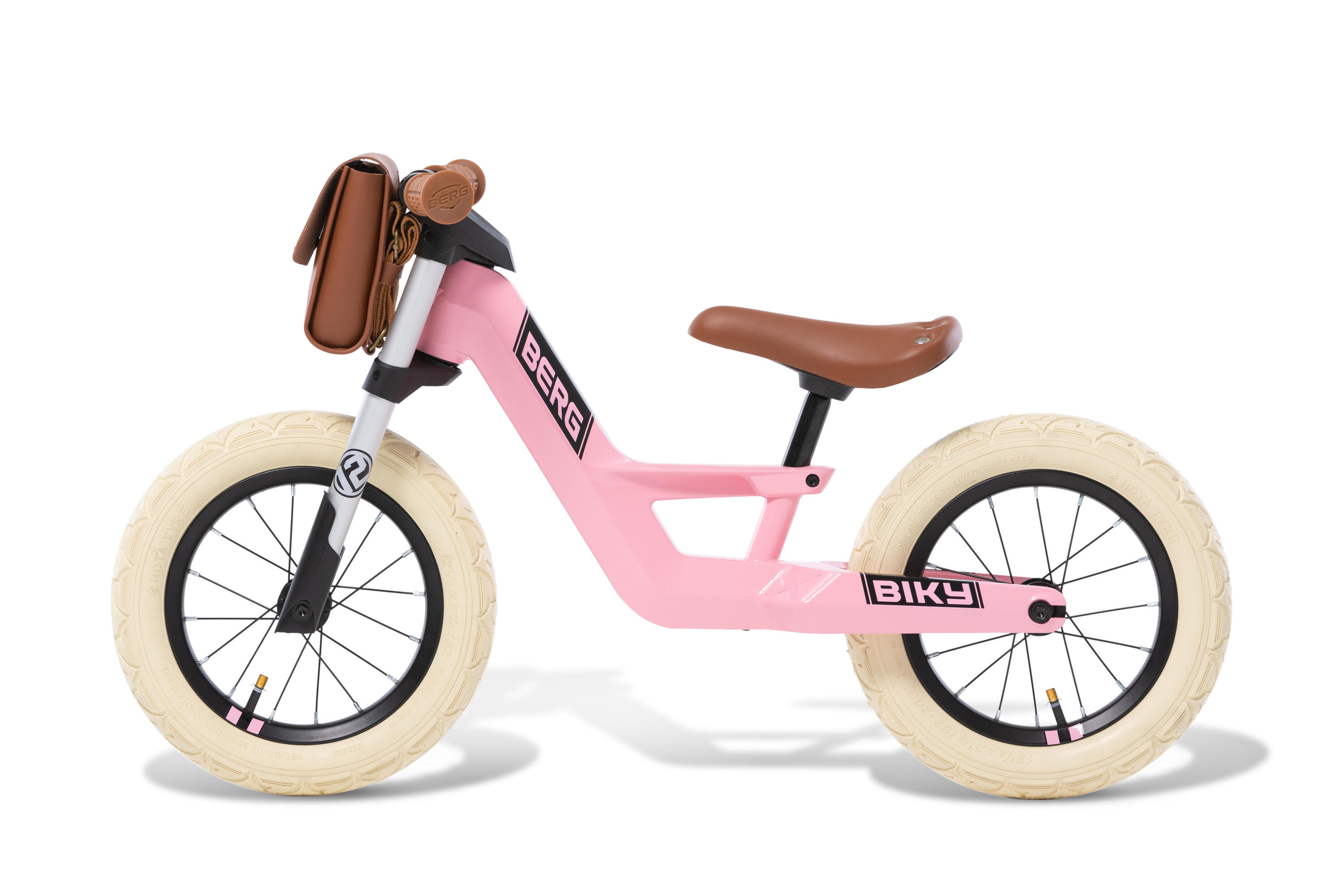 Bici senza Pedali per Bambini, 2,5+ Anni, Biky Retro Rosa 4/6