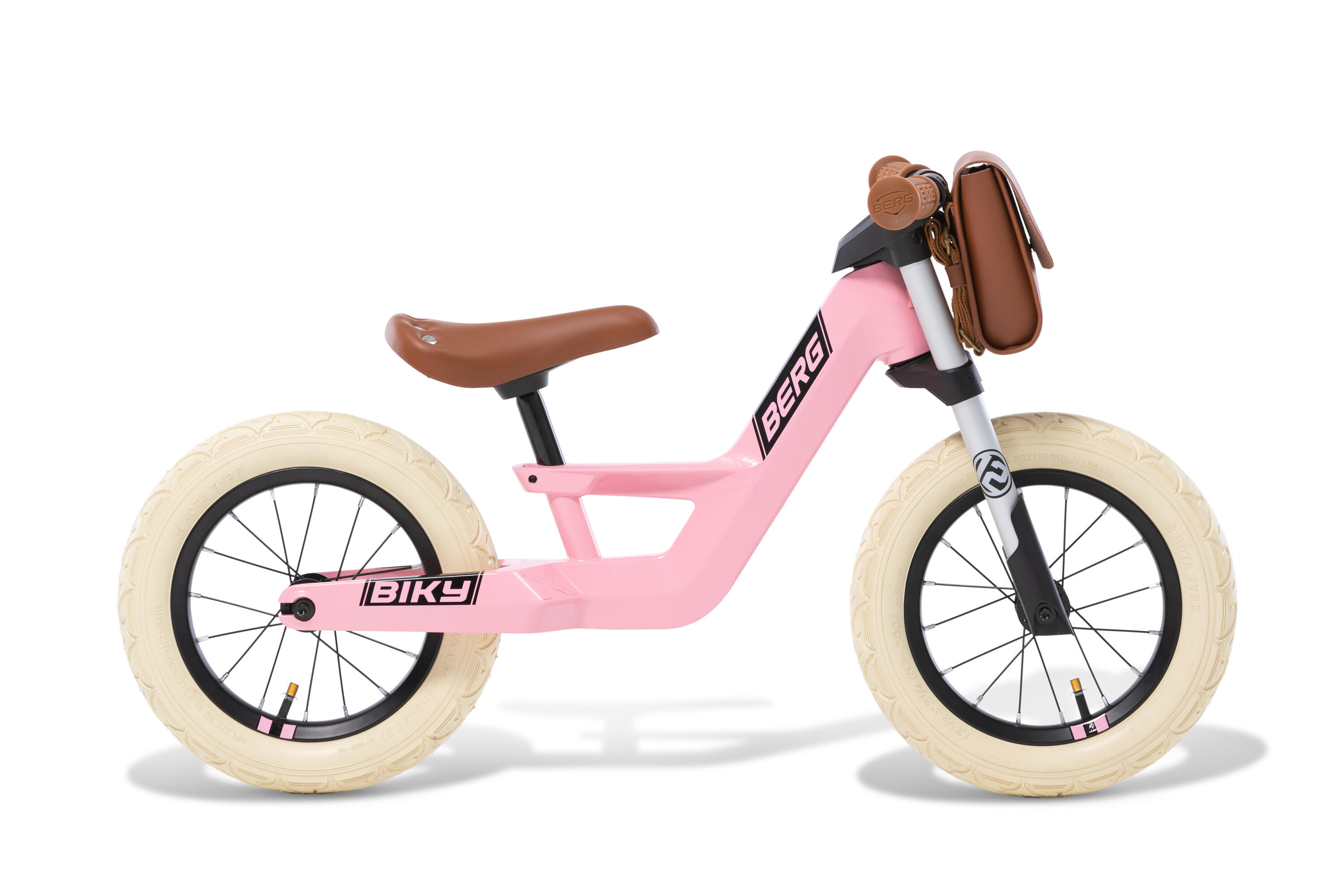 Bici senza Pedali per Bambini, 2,5+ Anni, Biky Retro Rosa 6/6