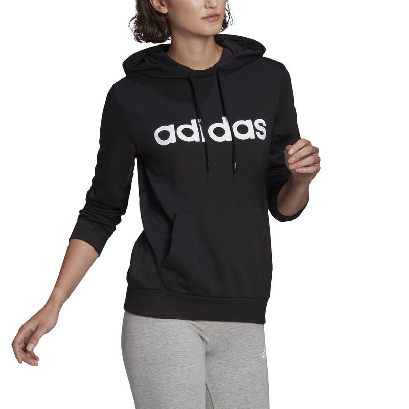 Sweat à Capuche Essentials Logo Noir - GL0635