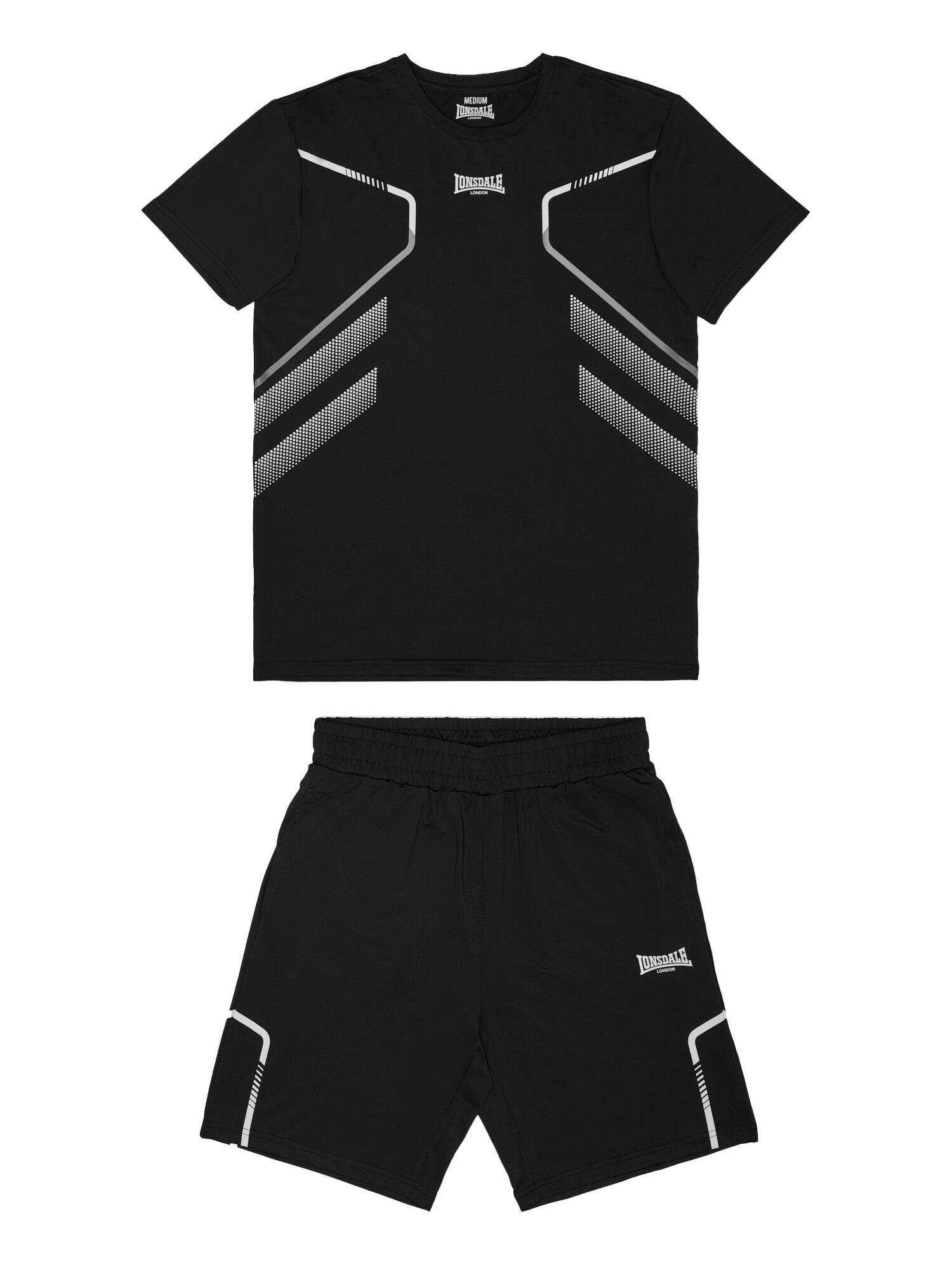 LONSDALE Heren T-shirt & shortset regular fit BEWICK 2/7
