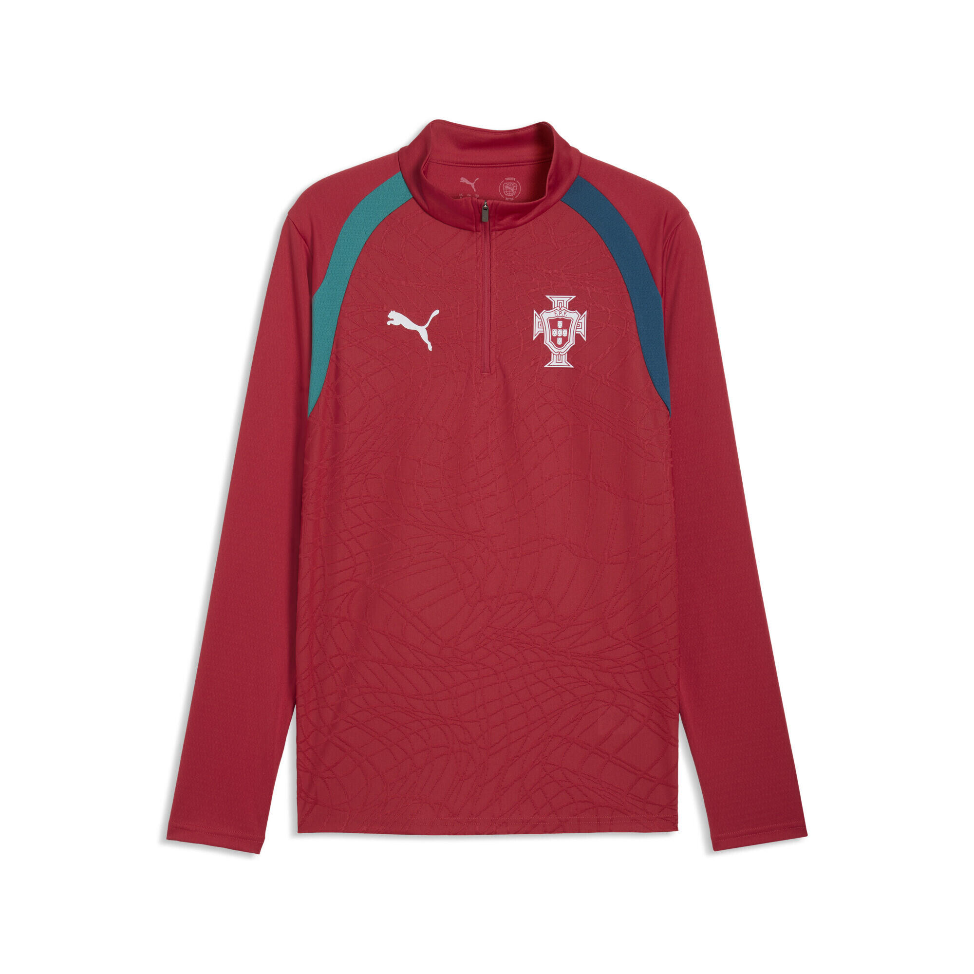 Maglia da training con zip Portogallo da uomo PUMA 2/6