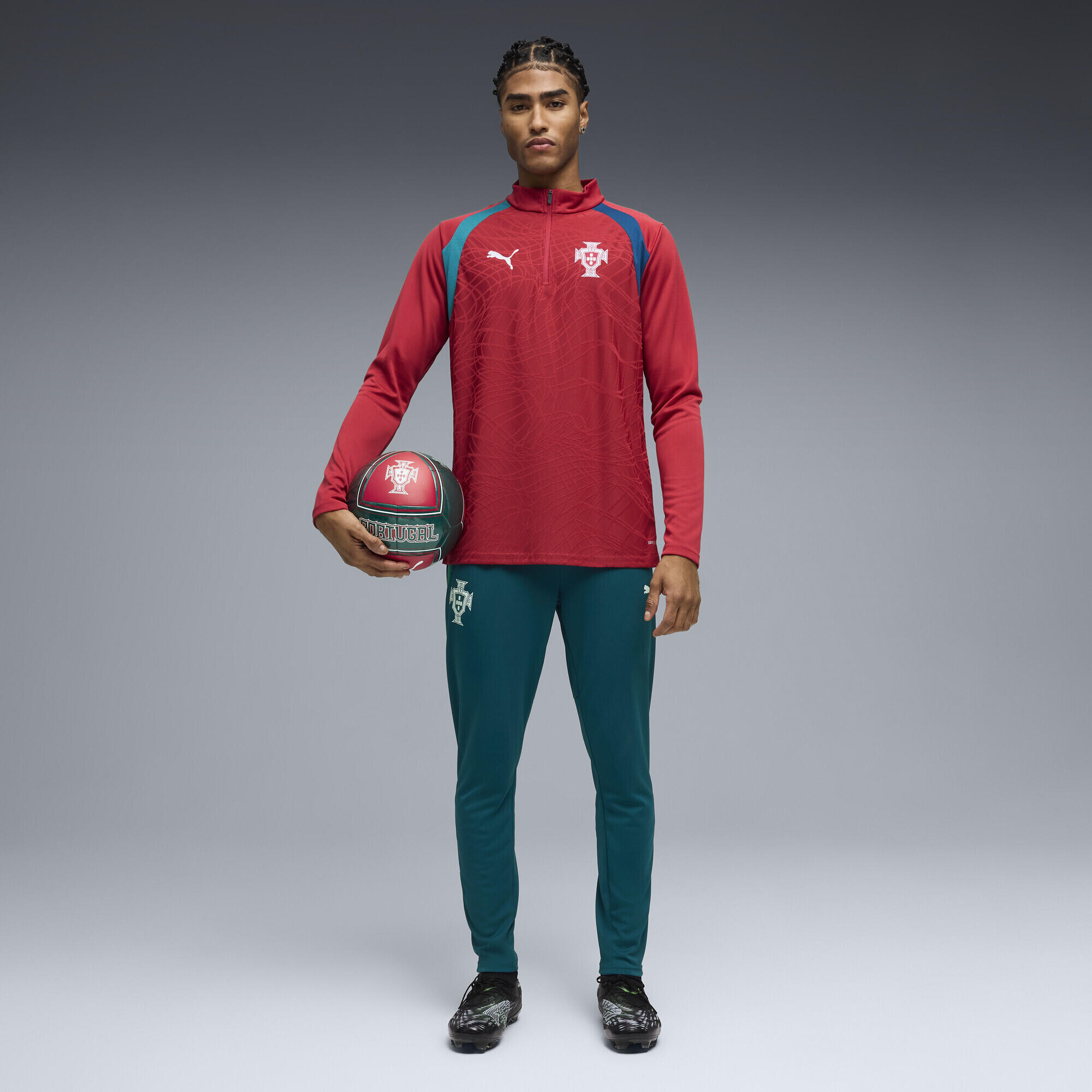 Maglia da training con zip Portogallo da uomo PUMA 4/6