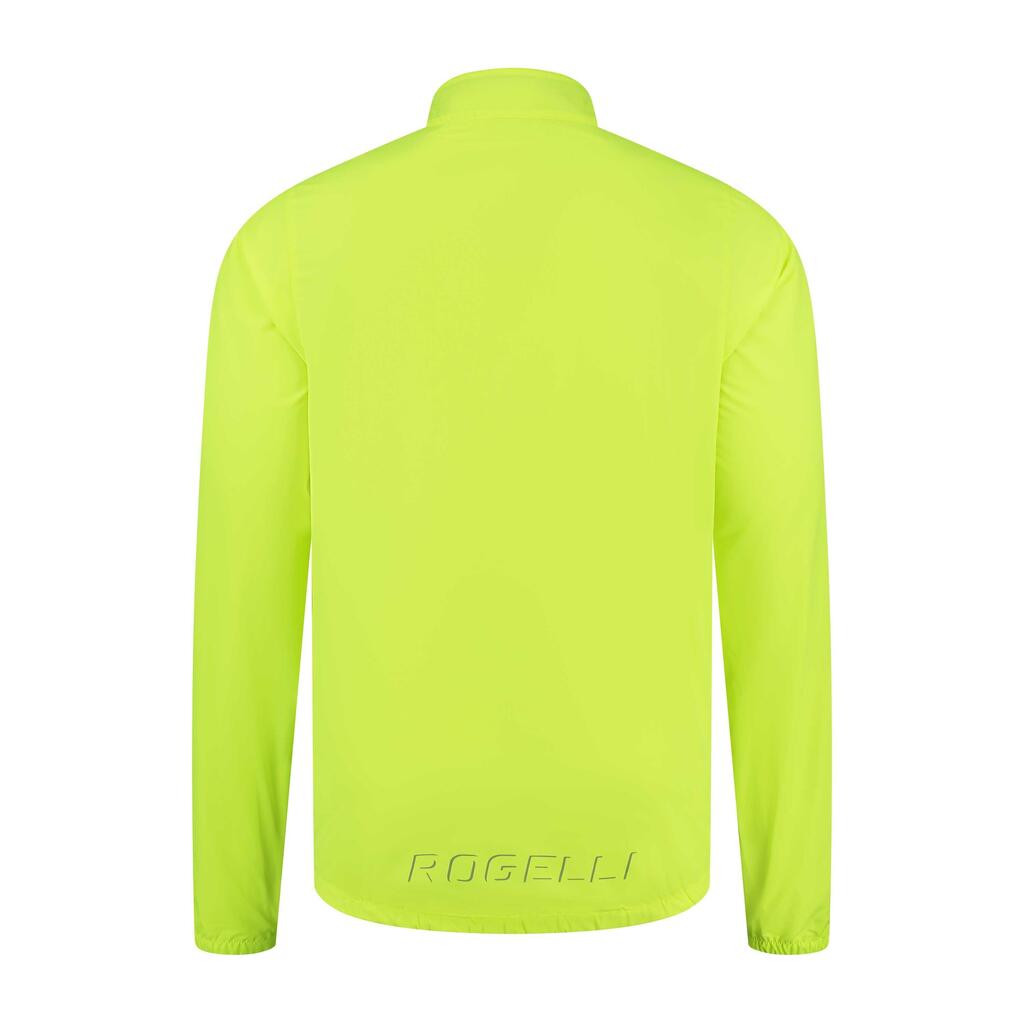Men's Cycling Wind Jacket Windproof Packable Core Yellow