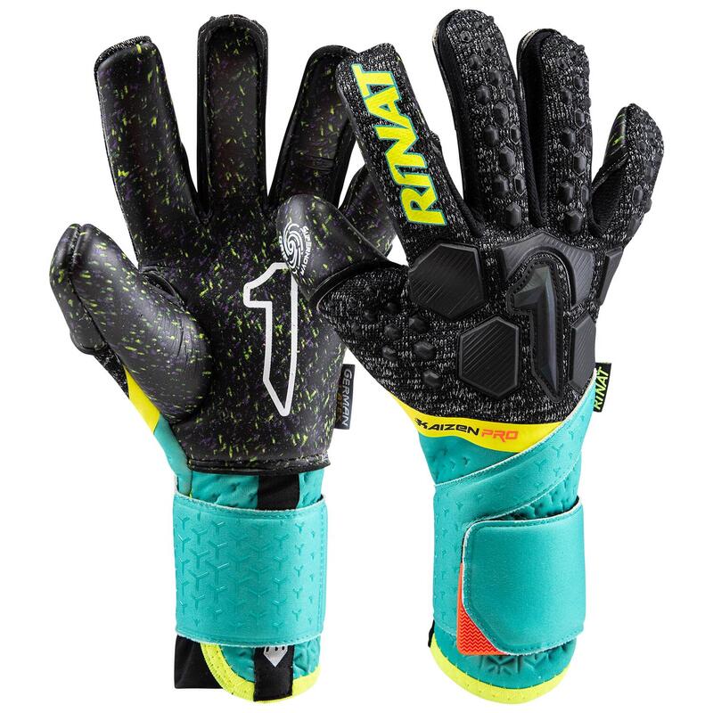 KAIZEN PRO Gant gardien but football Adulte Vert noir