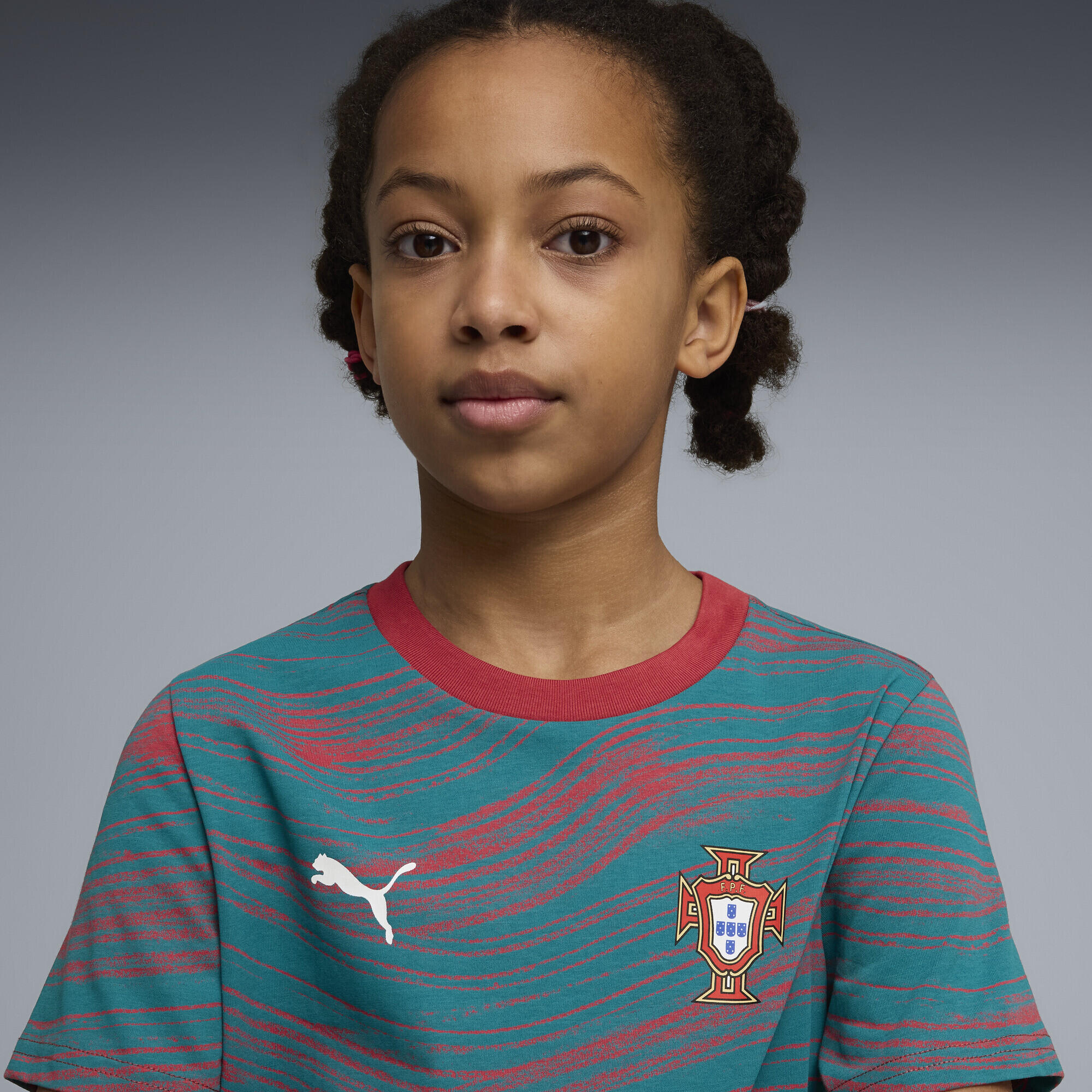 T-shirt con stampa Portogallo ftblCulture per ragazzi PUMA 3/6