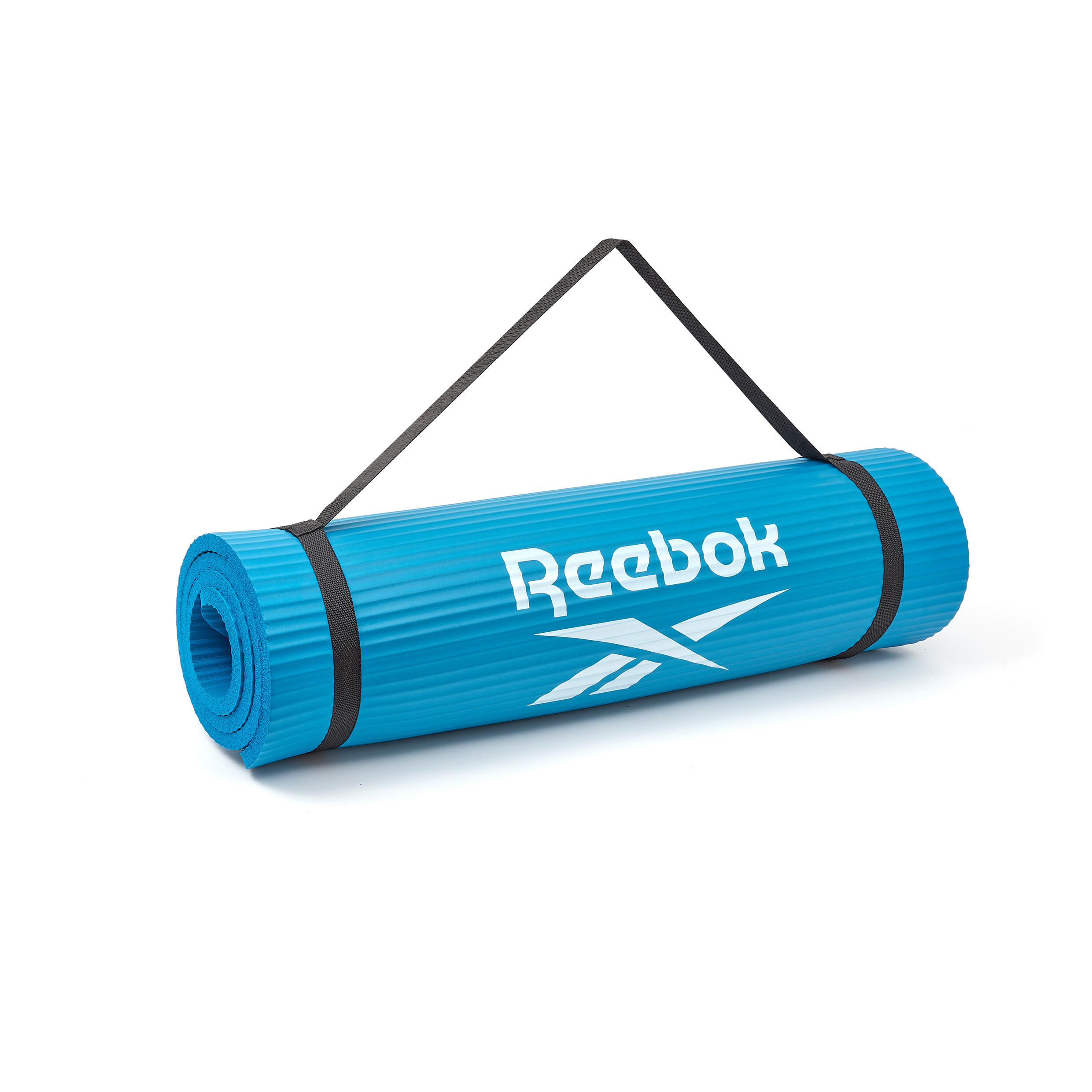 Tapis de fitness/d'entraînement Reebok, 10 mm, bleu 3/5