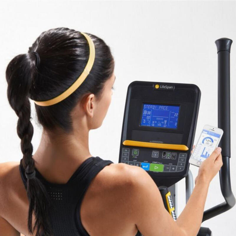 Elliptische Crosstrainer E2i+ - Bluetooth - LCD scherm - Hartslagfunctie