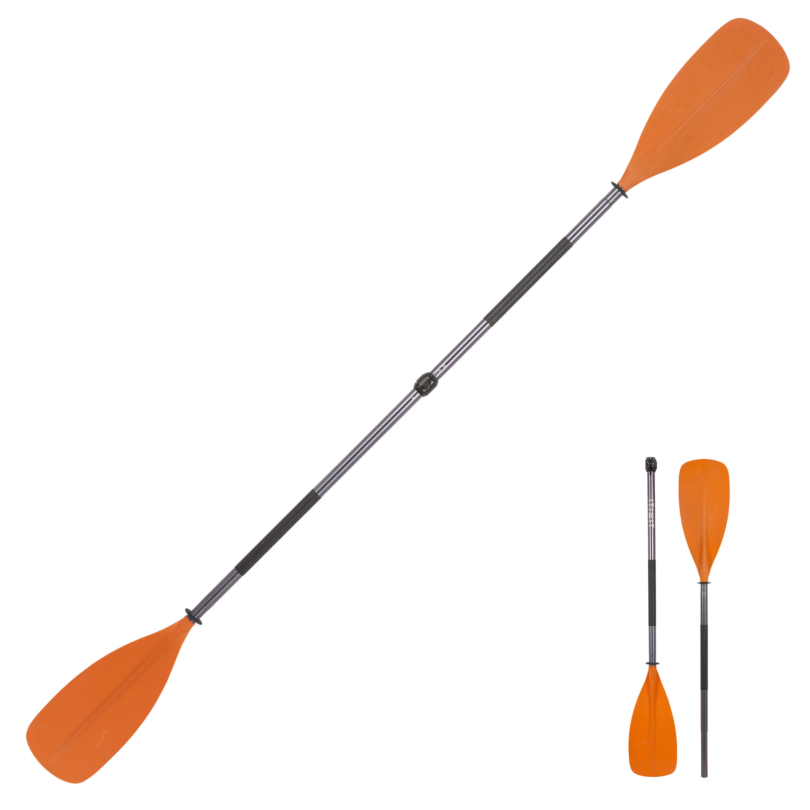 Itiwit - Seconde Vie - Pagaie Symétrique Réglable De Kayak 2 Parties 100 - Excellent - Pagaie - Incolore|orange - 215 Cm - Decathlon