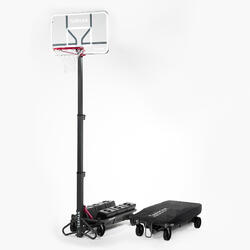 Location - Panier de basket pliable sur roue réglable de 2,40 à 3,05m - B500