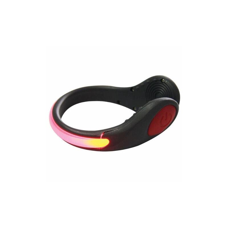 Tunturi LED Schuhclip leuchtend Rot One Size