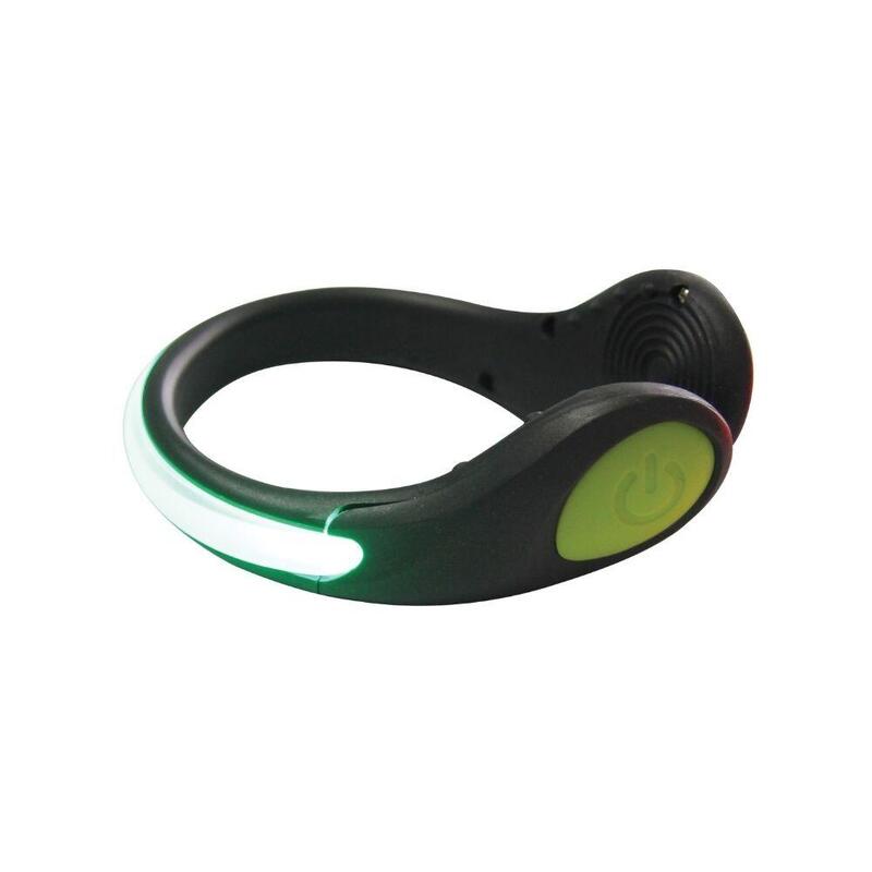 Tunturi LED Schuhclip leuchtend Grün One Size