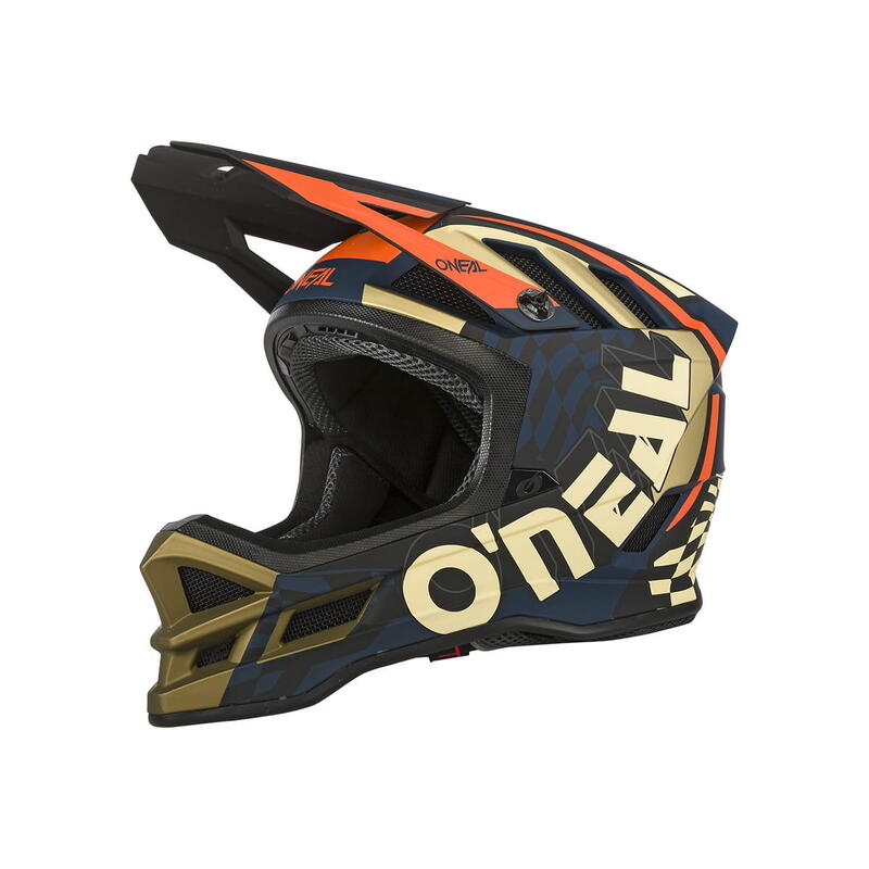 Blade Polyacrylite Zyphr - Fullface Helm - Blauw/Oranje
