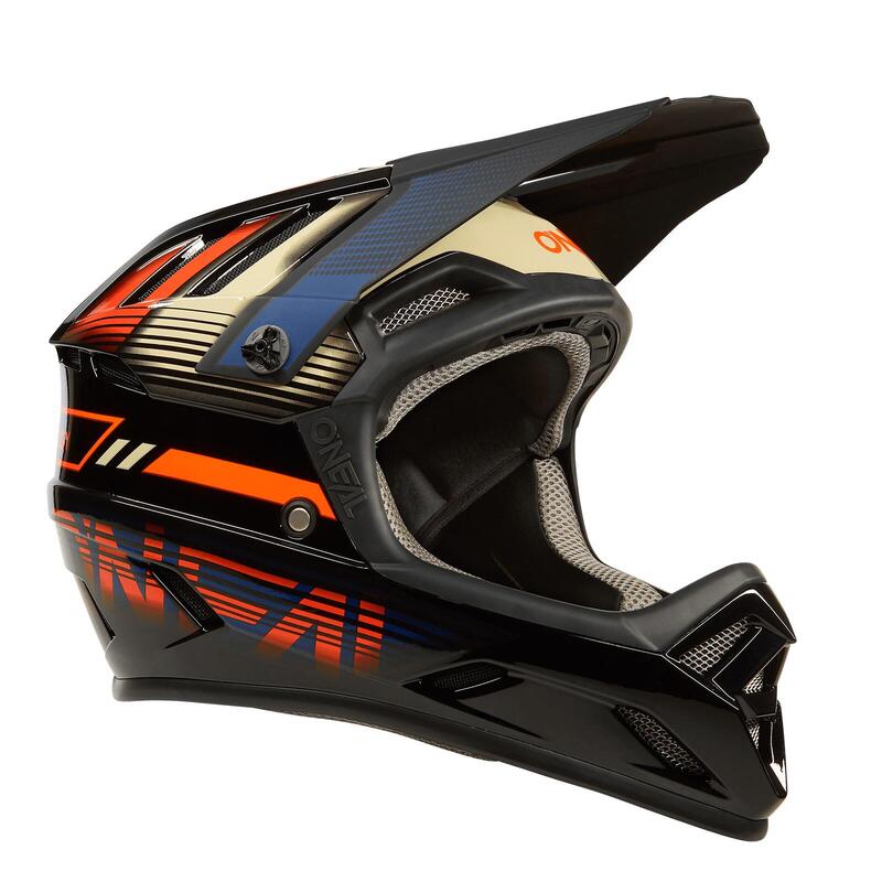 Backflip Eclipse - Fullface Helm - Oranje/Blauw