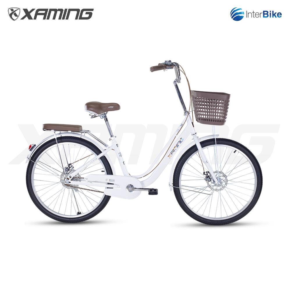 Self-assembly] Xaming CITY city bike, 26-inch wheels, white 