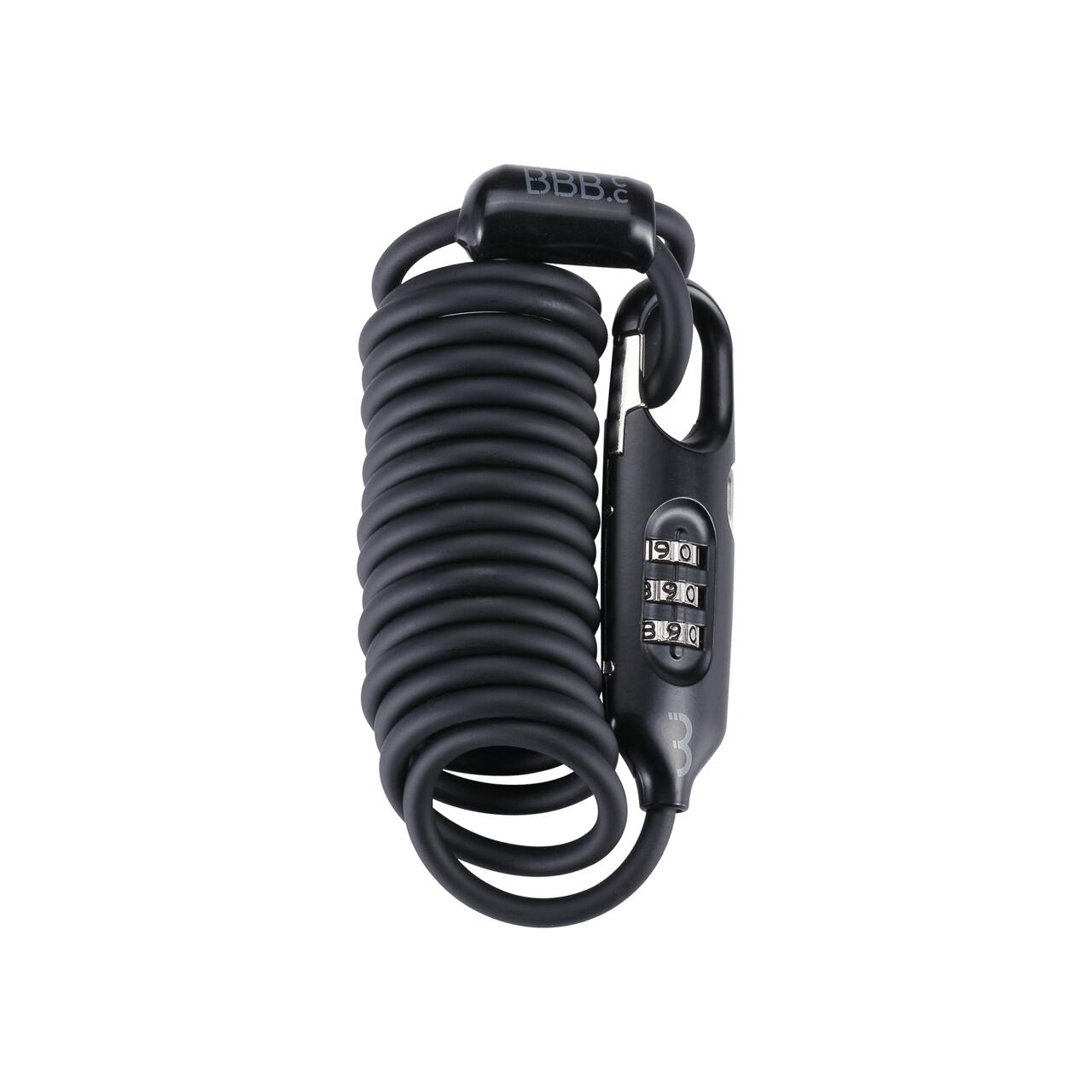 Cabo de segurança espiralado BBB Cycling Coilsafe 2/3