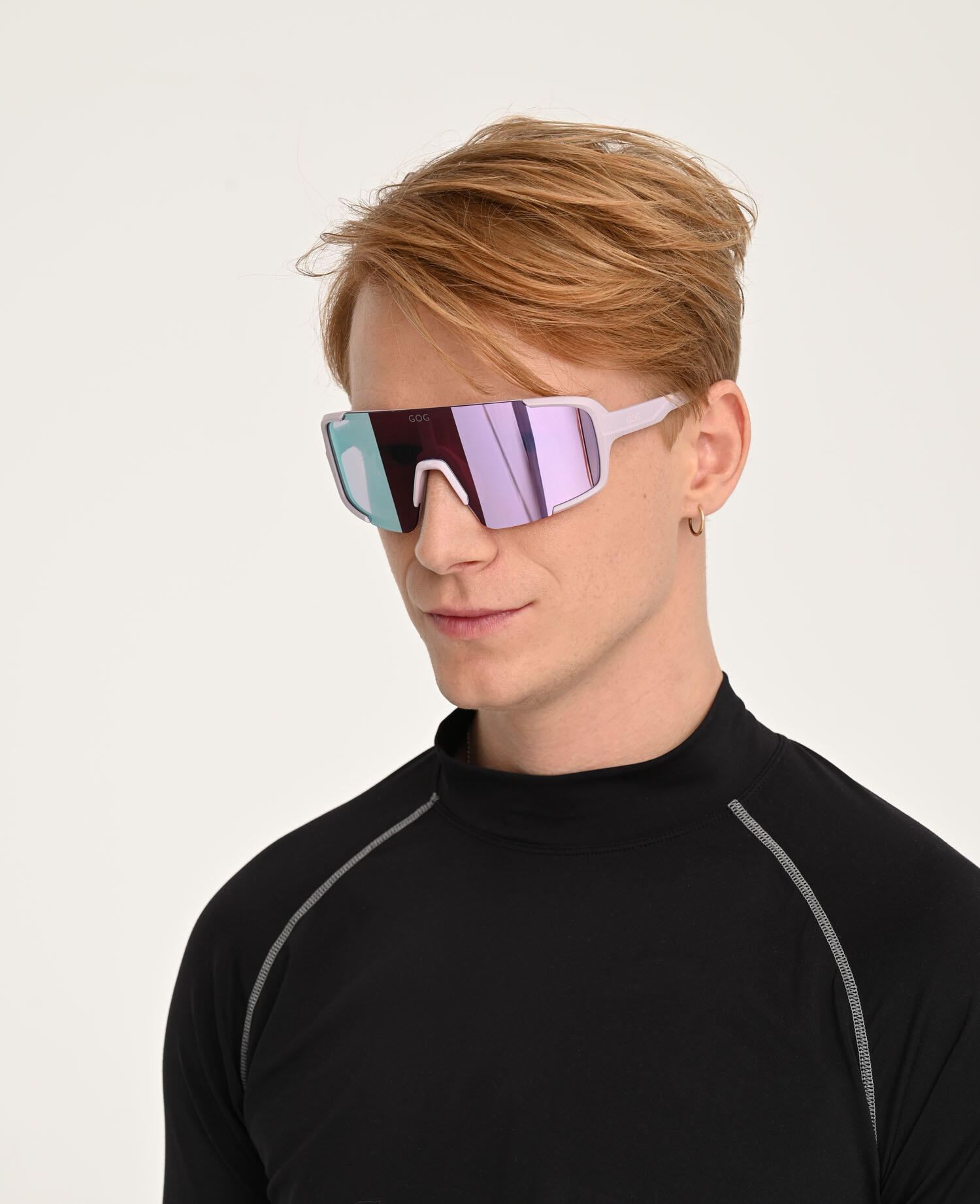 Okulary przeciwsłoneczne GOG Magni - matt pink/reflex lavender 5/7