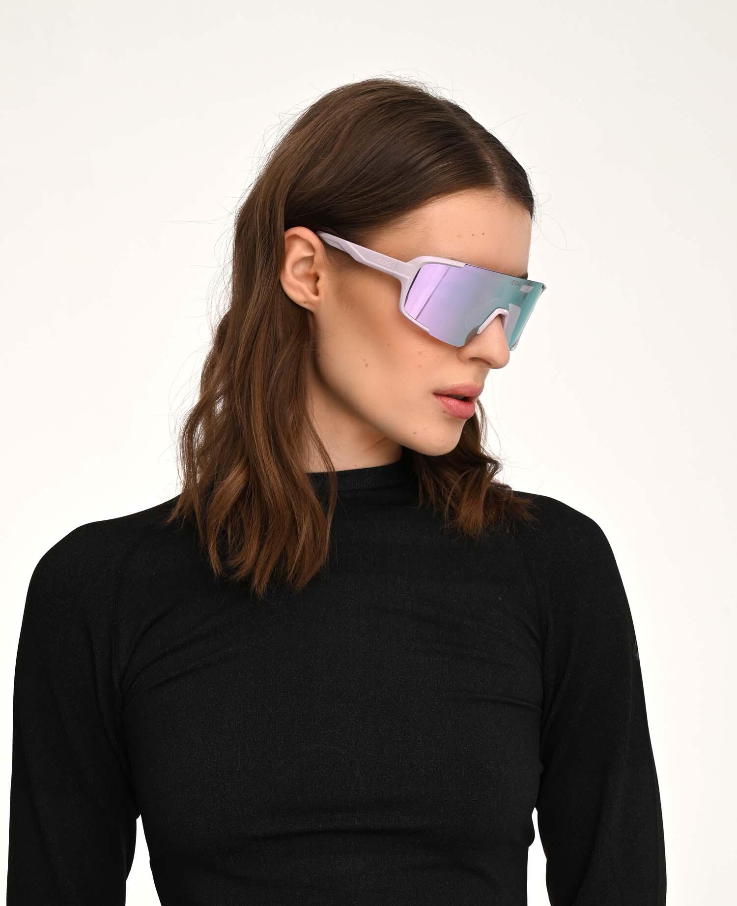 Okulary przeciwsłoneczne GOG Magni - matt pink/reflex lavender 4/7