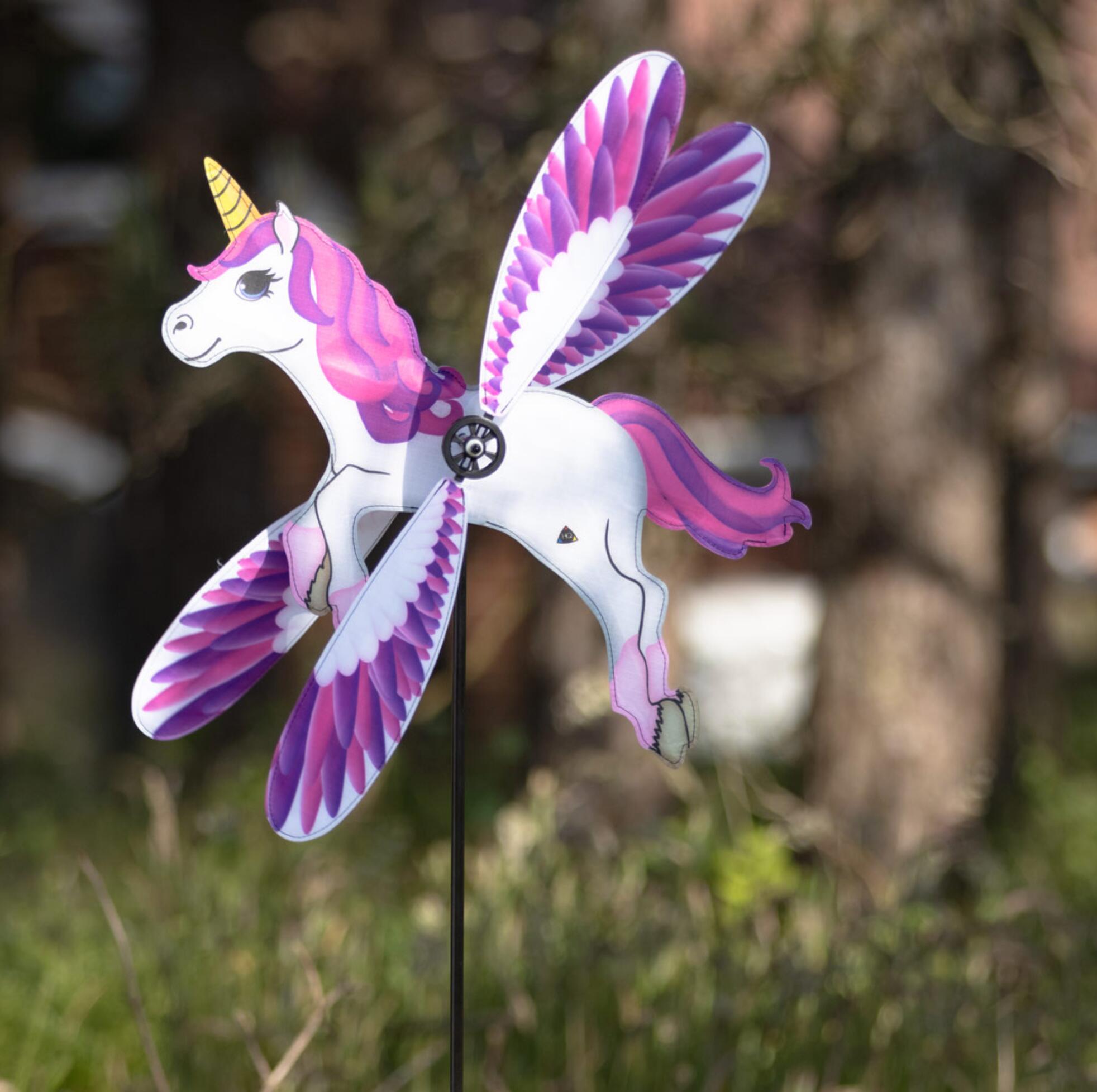 Einhorn-Windfahne mit Paddel HQ Kites 2/2