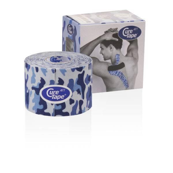 CureTape® Art kinesiology tape Army Blue