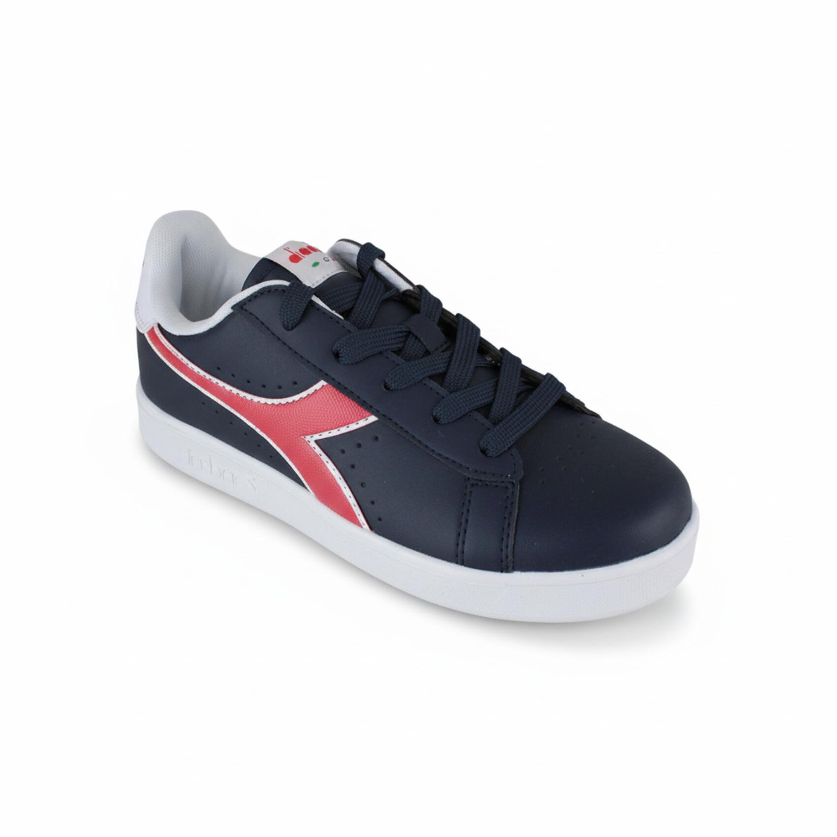 Diadora Game P Gs 101.173323 01 C8594 Black iris/Poppy red/White 2/4