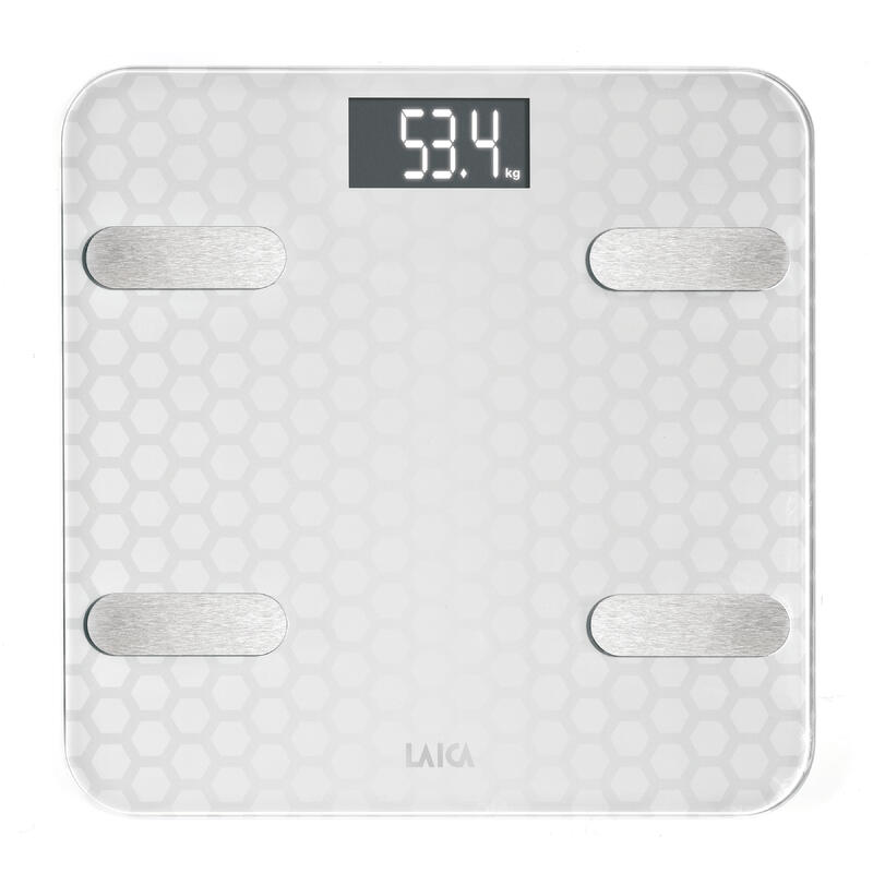 BÁSCULA SMART PS7011 CRISTAL 180 kg con cálculo de la composición corporal