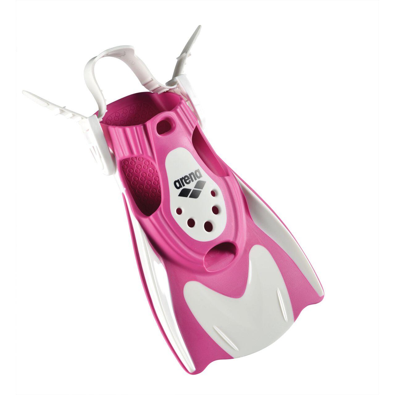 Arena Powerfin Fit - White / Pink - Size M 2/3