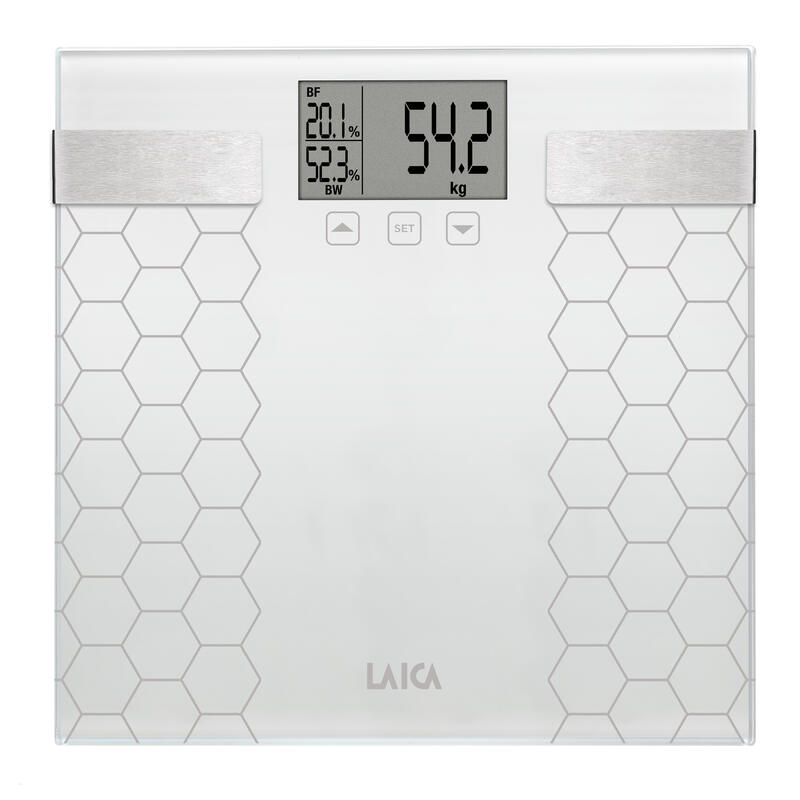 BÁSCULA ANALIZADORA PS5014 CRISTAL180 KG.con cálculo de la composición corporal
