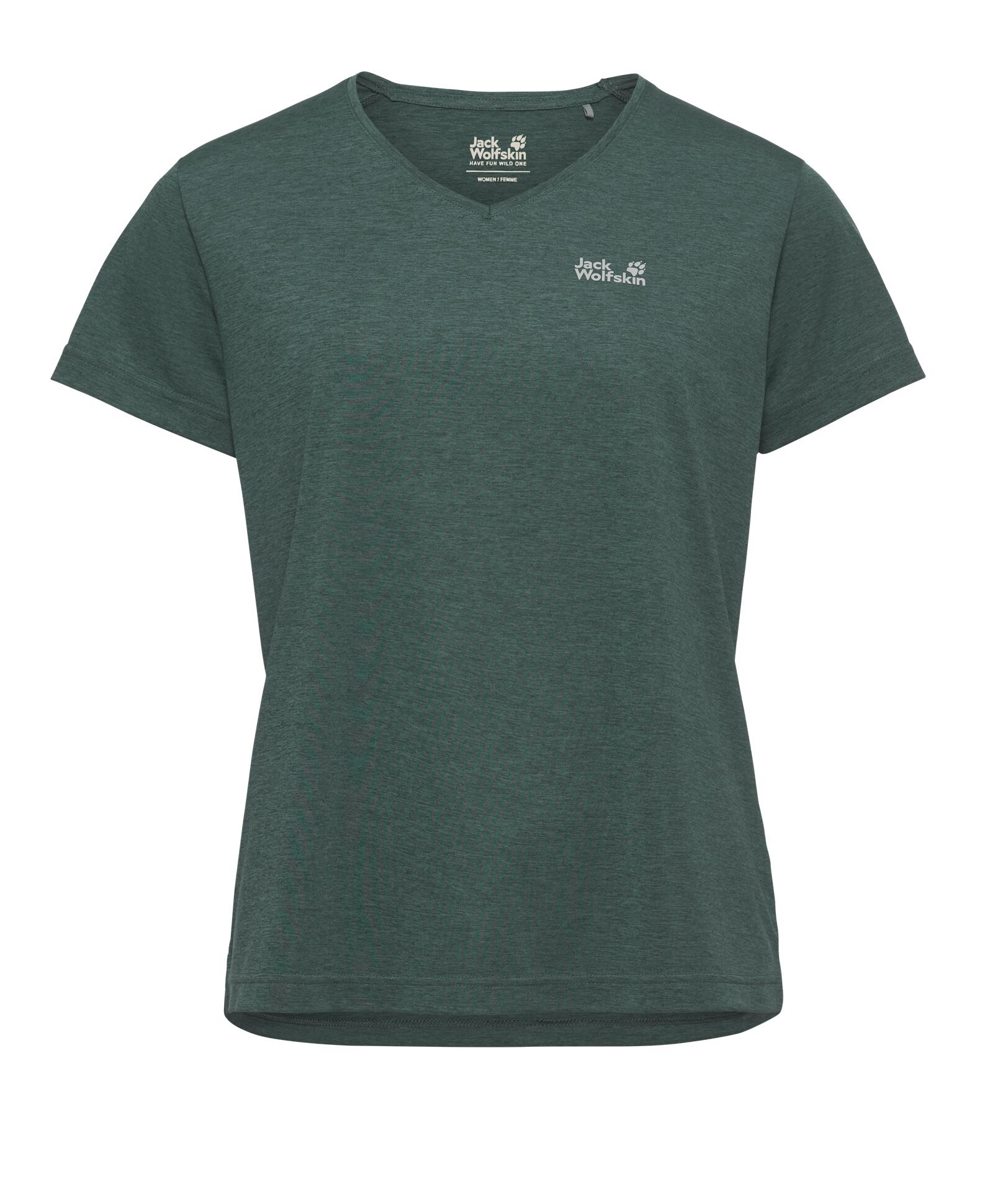 Wildtrail T-Shirt Dames Dames Korte mouw Sago Palm 1/6