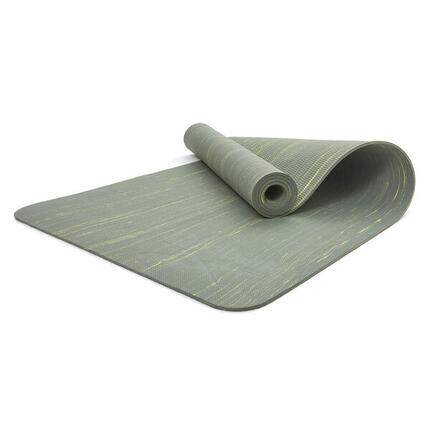 Tapis de yoga Reebok Camo, 5 mm, rouge/marron