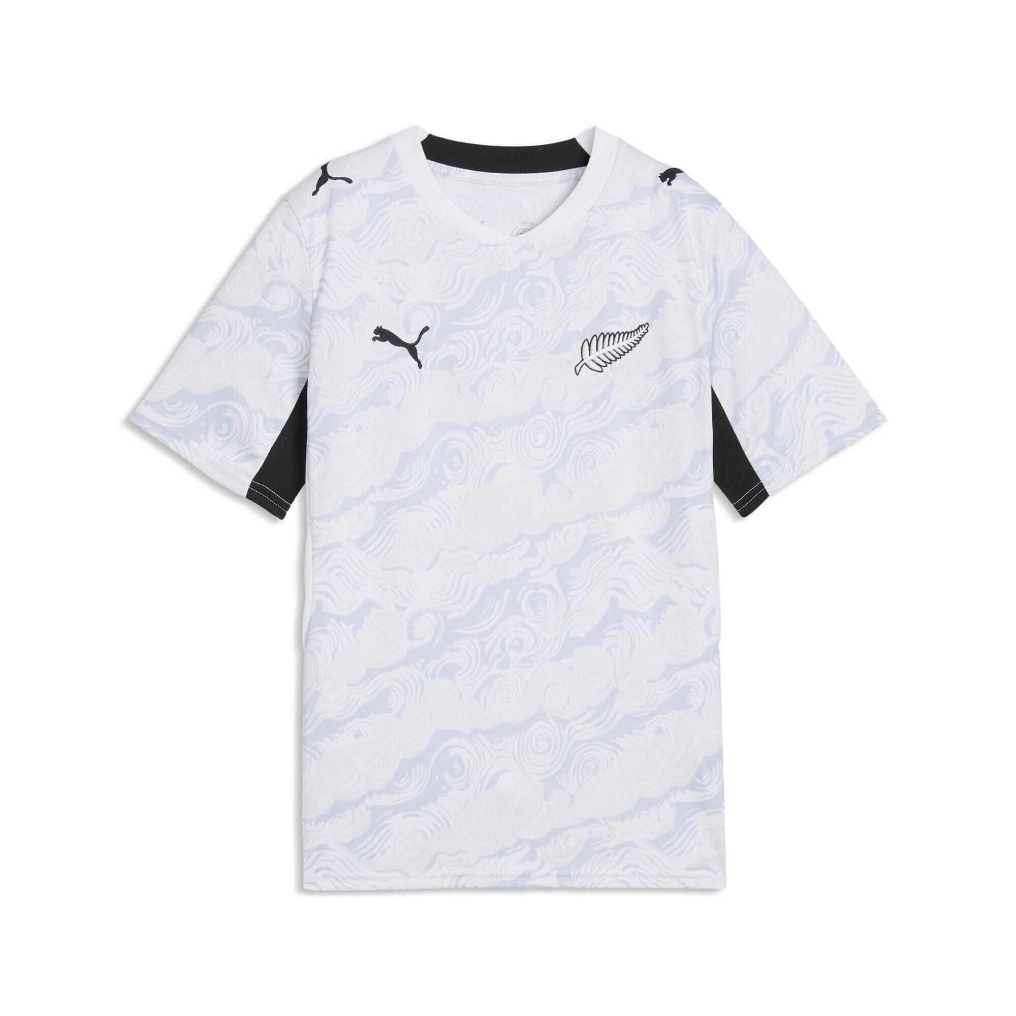 Tricou fotbal copii respirabil mânecă scurtă Neuseeland Auswärtstrikot, alb PUMA