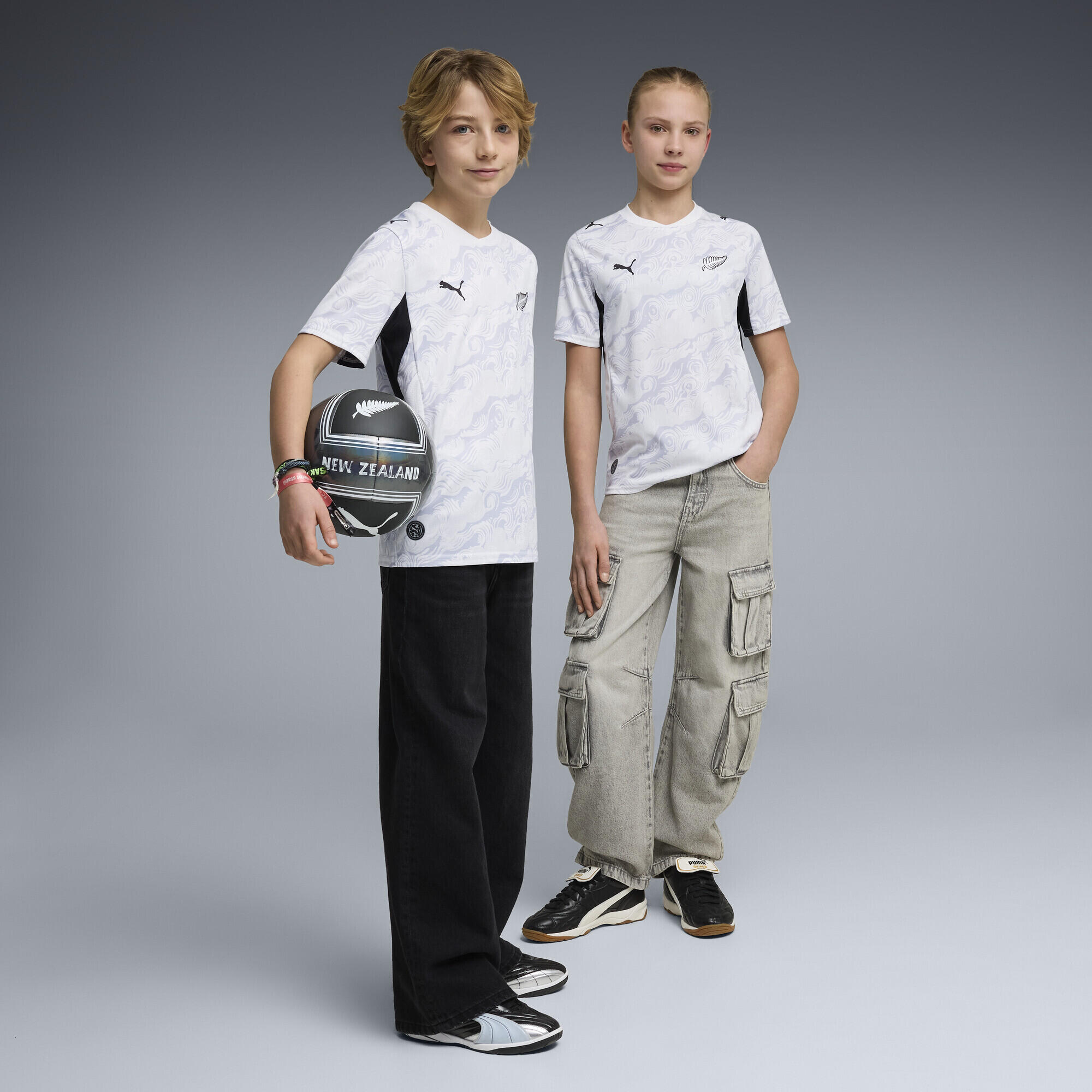 Nieuw-Zeeland uitshirt voor jongeren PUMA 4/6