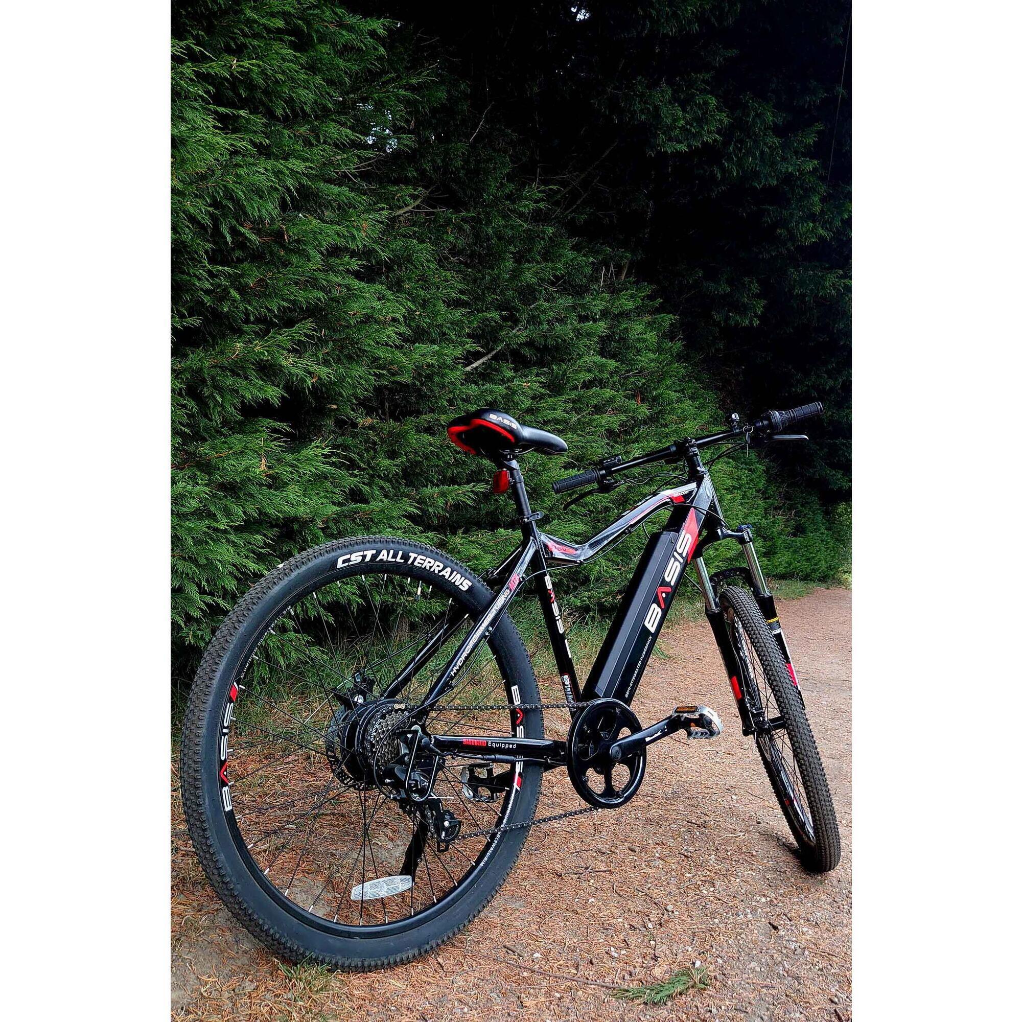 Basis Beacon Hardtail Electric Mountain bike, 8.8Ah - Black/Red 2/5