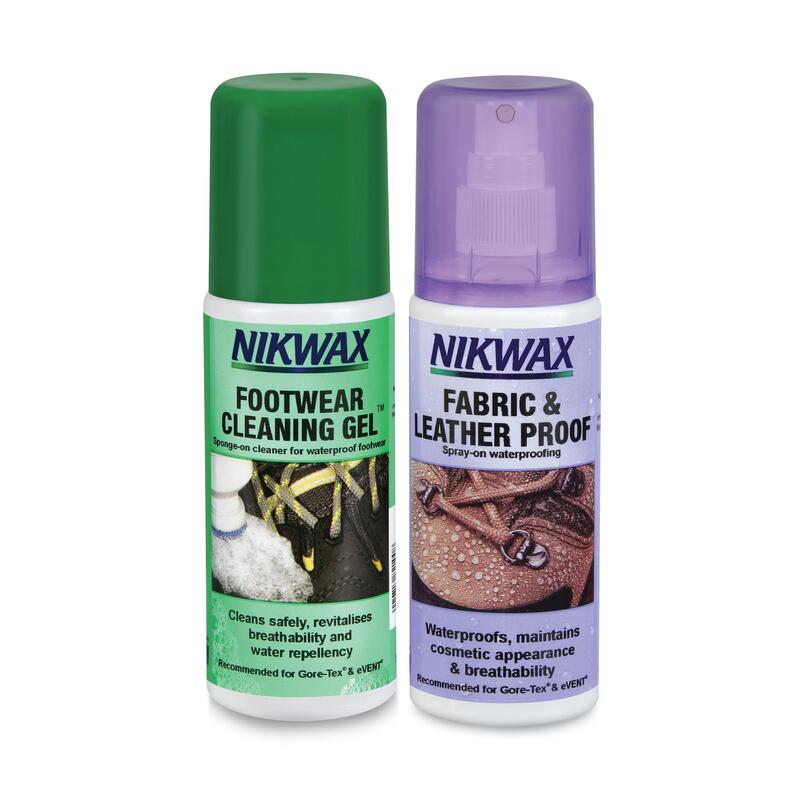 Nettoyant chaussures 125ml + imperméabilisant Fabric & Leather Proof 125ml