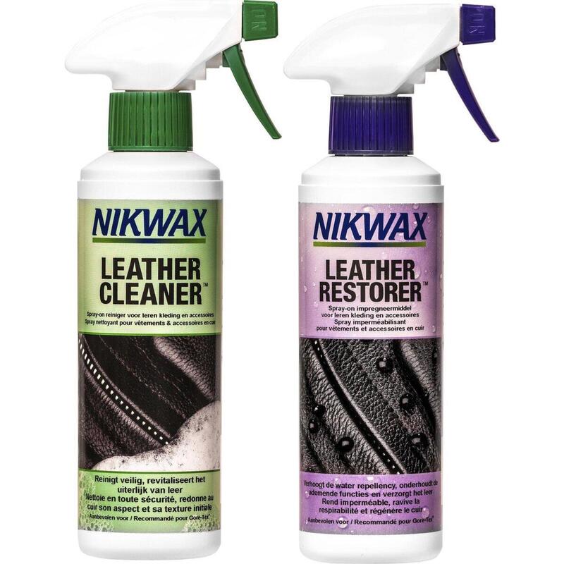 Nettoyant cuir Leather Cleaner 300ml & imperméabilisant Leather Restorer 300ml