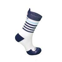 Chaussettes de cyclisme Marinière Bleue