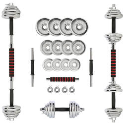 Haltères courts en valise stc HMS