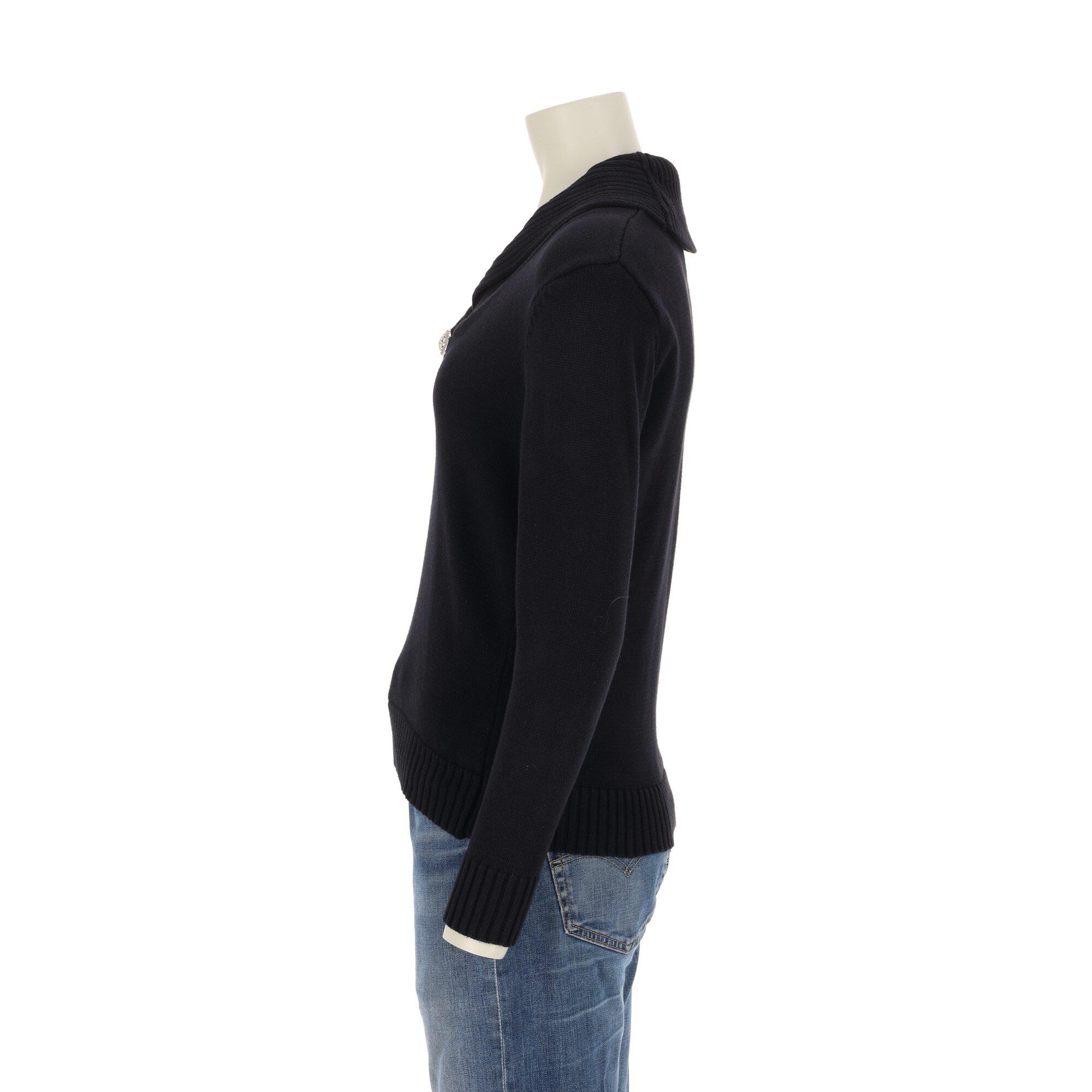 Reconditionné - Pull Femme Noir - Très Bon État 3/7