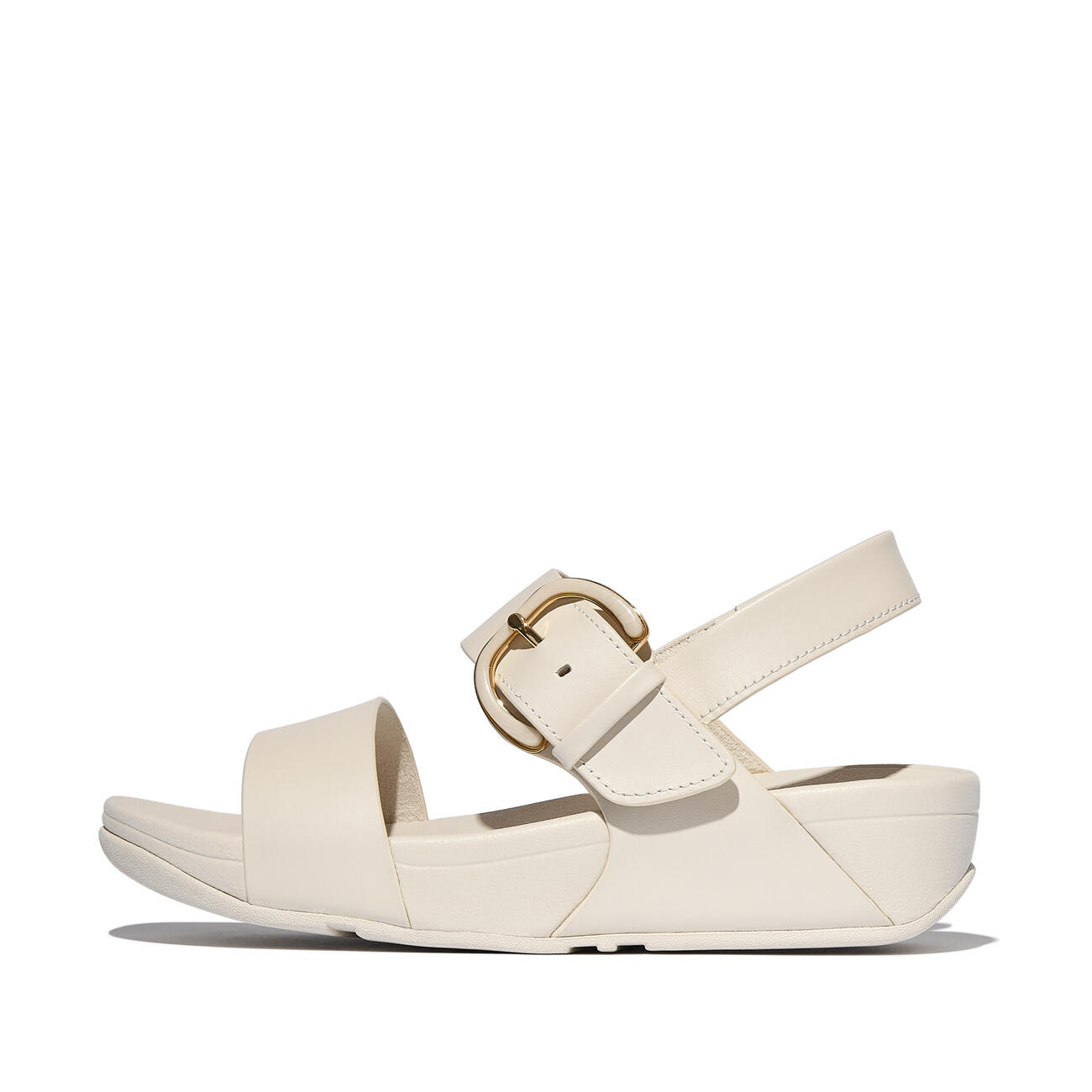 FITFLOP FitFlop Lulu Resin-Buckle Leather Back-Strap Sandals  BEIGE PARIJS 42 5/7