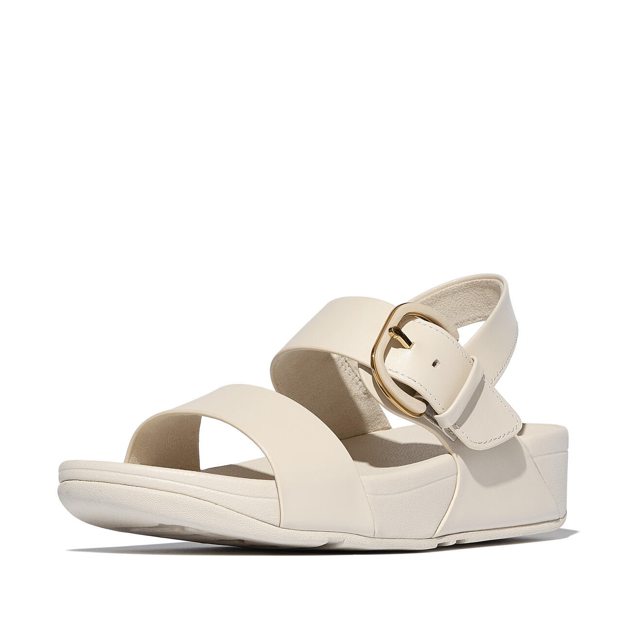 FITFLOP FitFlop Lulu Resin-Buckle Leather Back-Strap Sandals  BEIGE PARIJS 42 4/7