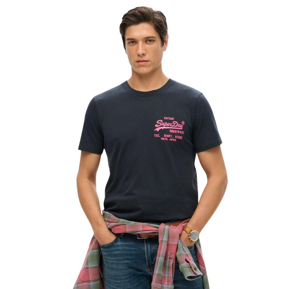 T-shirt logo vintage neon 2/6
