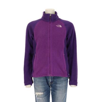 Second life - Damen TNF violette Fleece-Jacke - Wie neu