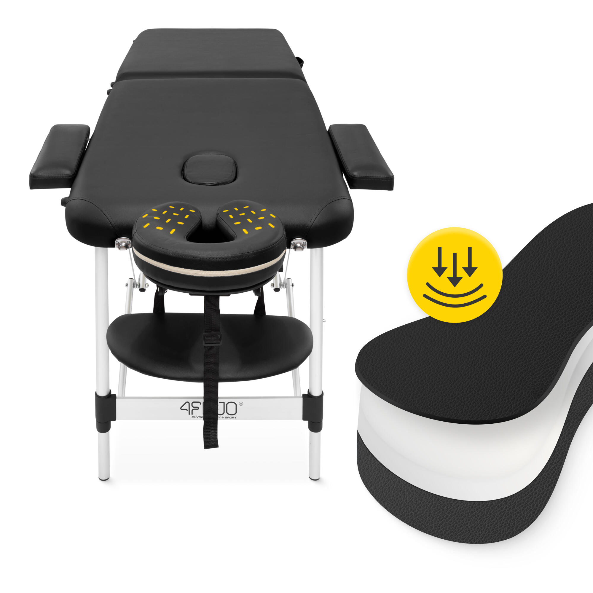Massageliege und Therapietisch von 4FIZJO Aluminium 60 cm 4/7