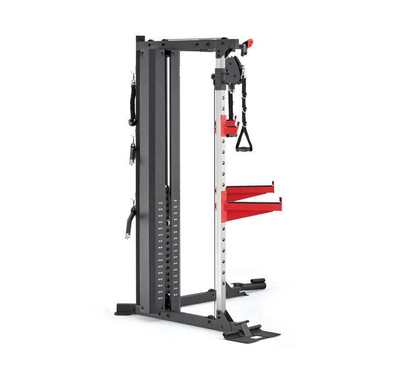 Máquina de poleas Crossover - 286kg - Acero - Placas - 40 posiciones - Rack 2/7