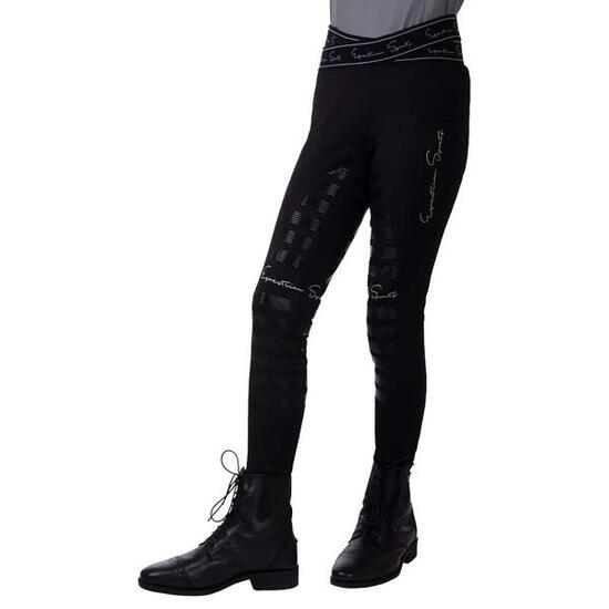 Legging équitation leg grip fille QHP Karley