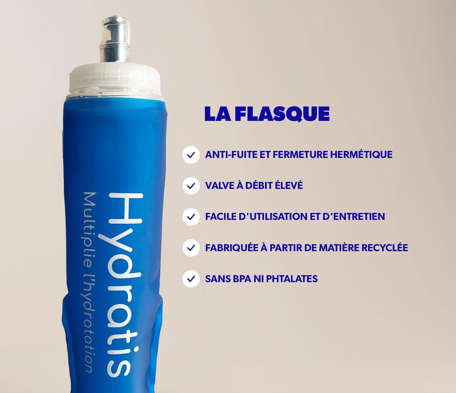 Gourde flasque souple trail running 500 ml - sans BPA 2/6