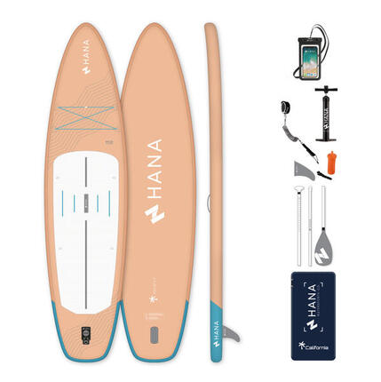 Stand-Up Paddle HANA 11’2 California Pack Couleur Olive + Pochette Téléphone