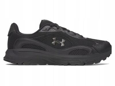 Scarpe da allenamento da uomo Under Armour Tech Runner nero/nero/nero metallico